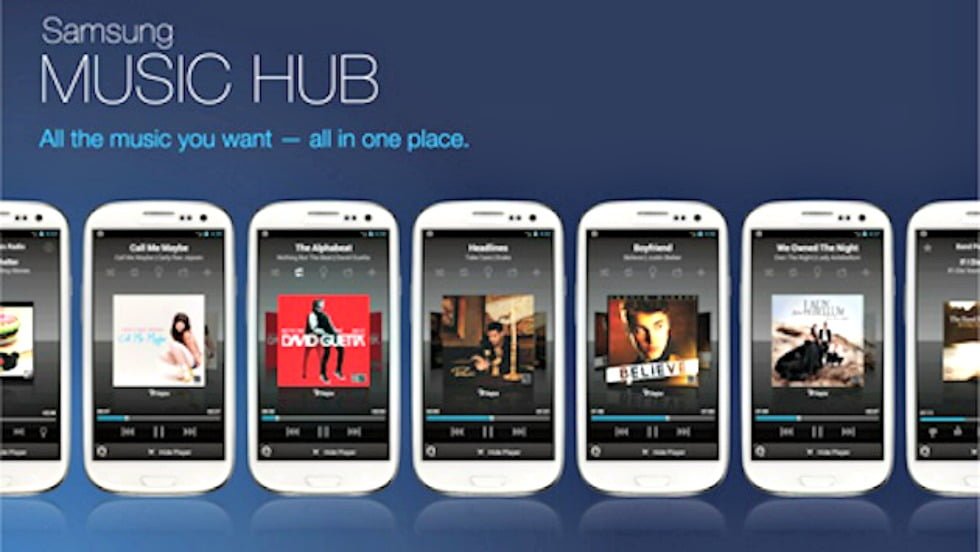 Music-Hub-Samsung de la tablette Galaxy note10.1