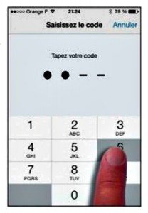 désactiver le code opérationnel de l'iphone 5