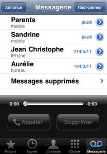 messagerie vocale iphone 5