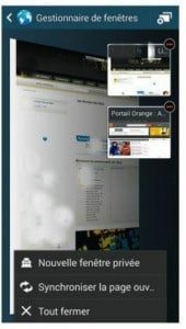 Gérer plusieurs fenêtres dans l’application Internet