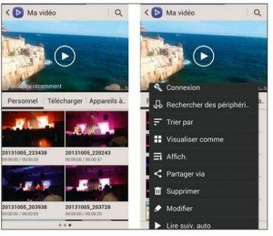 Trouver ses vidéos et les visualiser