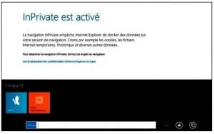 InPrivate empêche Internet Explorer de conserver des traces de vos pérégrinations sur le Web