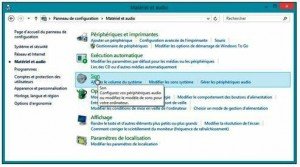Accédez aux réglages du matériel audio Accédez aux réglages du matériel audio