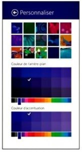 Ces commandes modifient l’aspect de l’écran d’accueil et de l’écran des applications