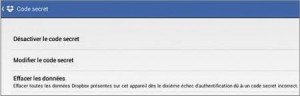 Sécuriser l'accès à Dropbox par un mot de passe