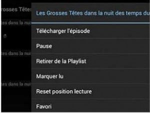 Télécharger des épisodes