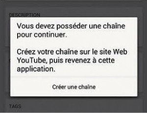 Créer une chaîne en ligne