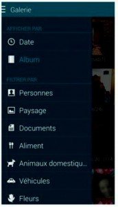 Choisir le mode de présentation des images dans l’application Galerie