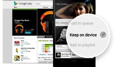 Application Play Musique