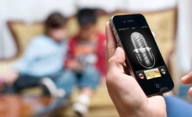 Envoyer un message vocal par message ou mail