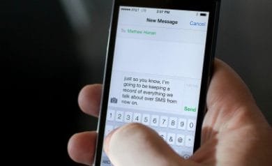 Relever des messages sur l'iPhone 6