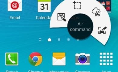 Galaxy Note 4 air command image à la une