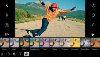 application photo iMovies pour mobiles