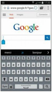 Utilisez le clavier logiciel pour entrer des données