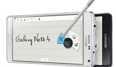 Le clavier su Samsung Galaxy note 4