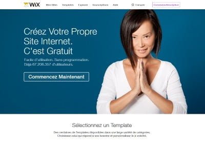 Créer un site en HTML5 avec Wix