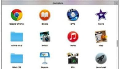 Aperçu des icônes d'applications et de dossiers