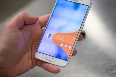 Application Contacts sur Galaxy S6