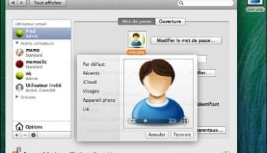 Image compte utilisateur Apple