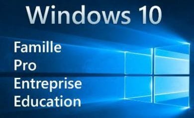 Les versions de Windows 10