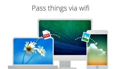 Filedrop transfert de données avec le wifi