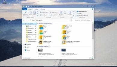 Le volet de navigation de Windows 10