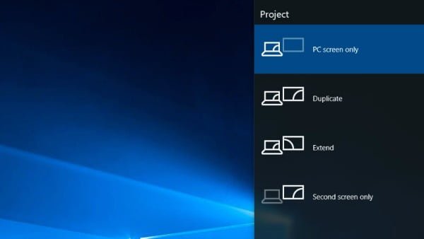 Préférences d'affichage de Windows 10