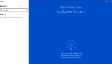 L'appli Contacts: image à la Une