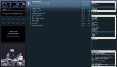 Le logiciel Foobar2000 en noir