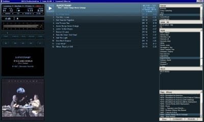 Le logiciel Foobar2000 en noir