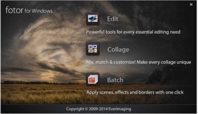 fotor-logiciel de retouche d'images