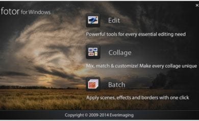 fotor-logiciel de retouche d'images