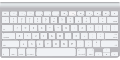 Image représentant un clavier Mac Os