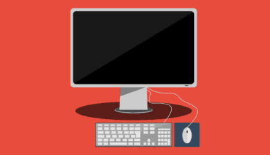 Image représentant, une souris, un clavier et un ordi Mac