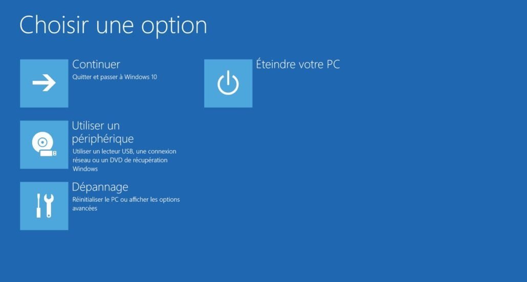 Windows ne démarre plus