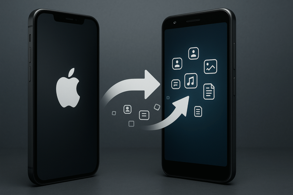Migration facile des données entre smartphones iOS et Android